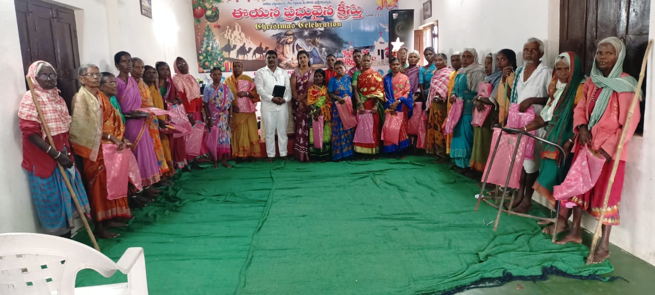 Saree distribution